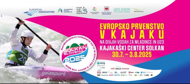 Read more about the article Evropsko prvenstvo v kajaku 30.7. – 3.8.2025 Kajakaški center Solkan