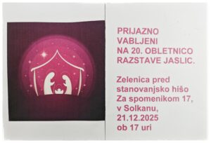Read more about the article OGLED JASLIC, 21.12.2025 ob 17 uri