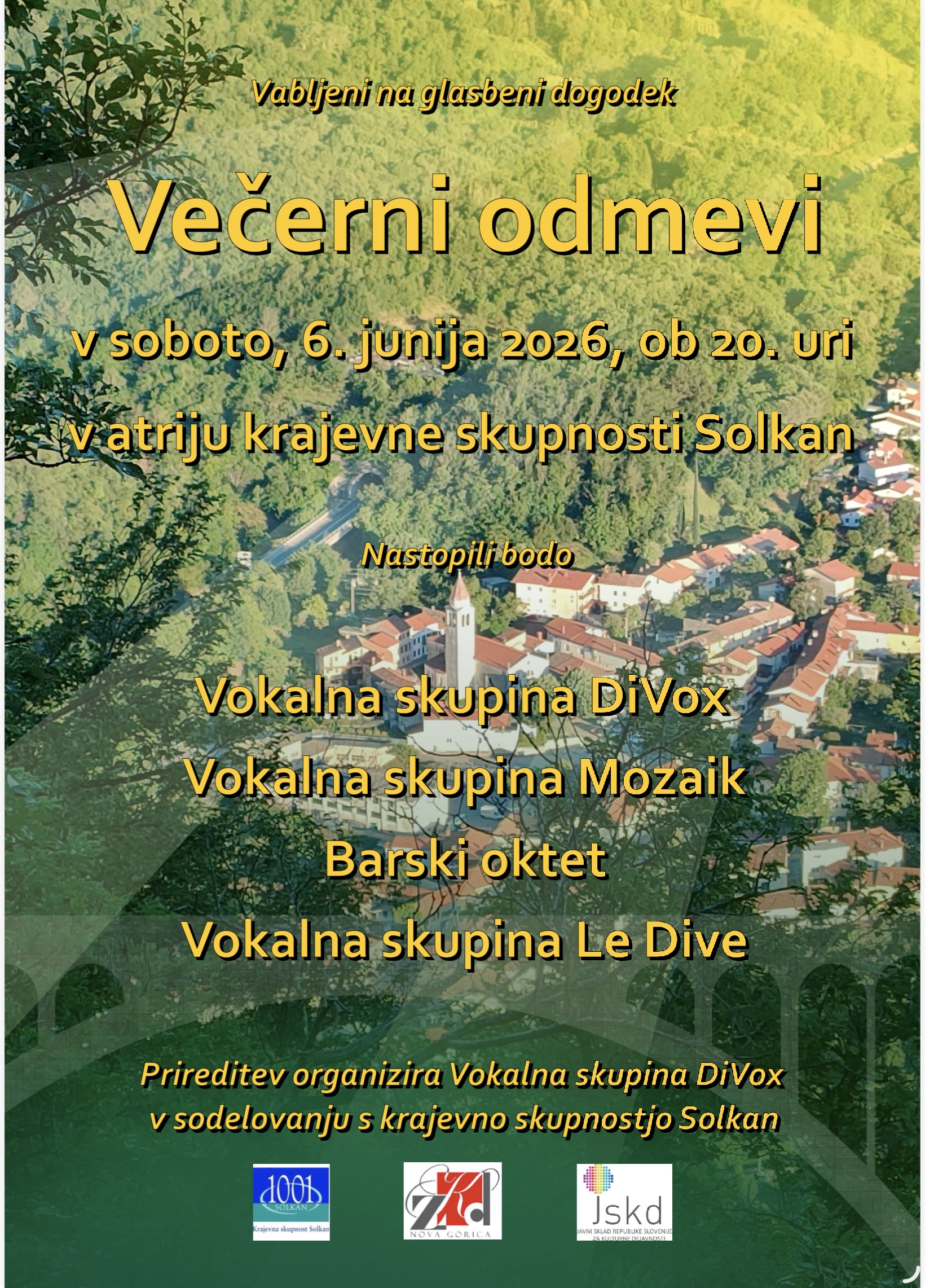 You are currently viewing Glasbeni dogodek 6.6.2026 0b 20.uri, atrij KS Solkan – Trg Jožeta Srebrniča 7