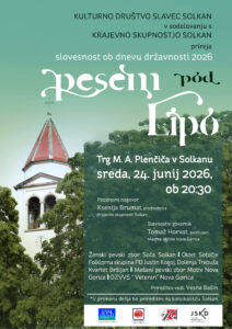 Read more about the article PESEM POD LIPO 24.6.2026  ob 20.30 uri