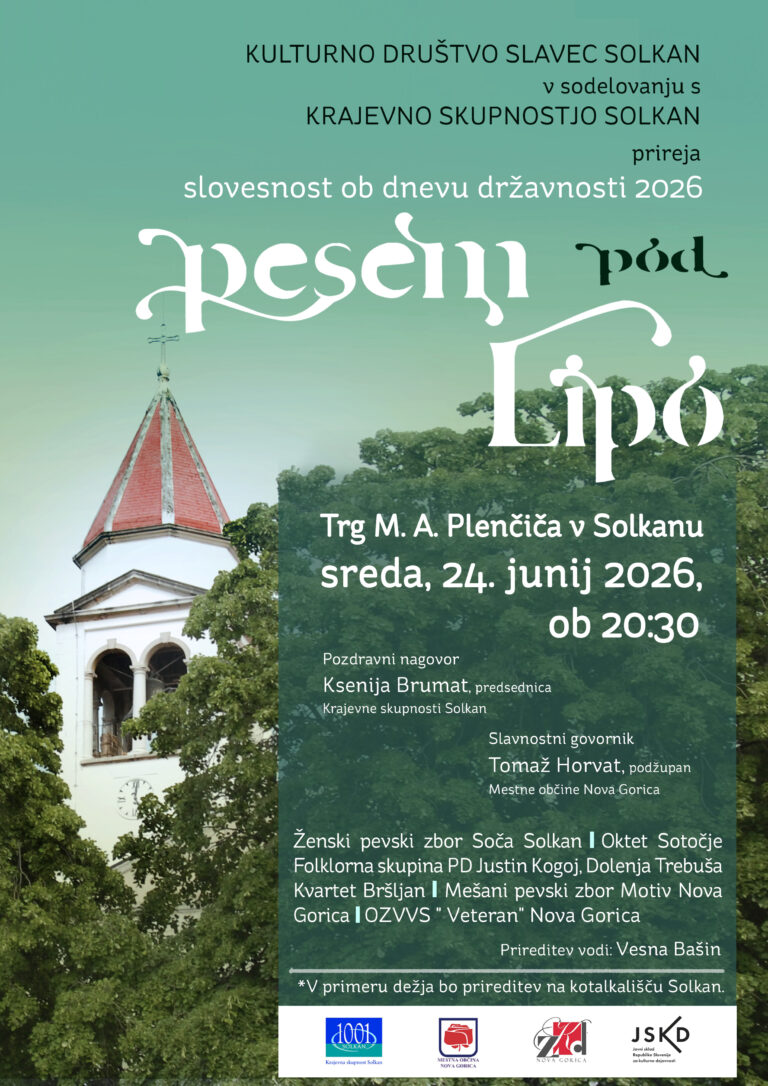 Read more about the article PESEM POD LIPO 24.6.2026  ob 20.30 uri