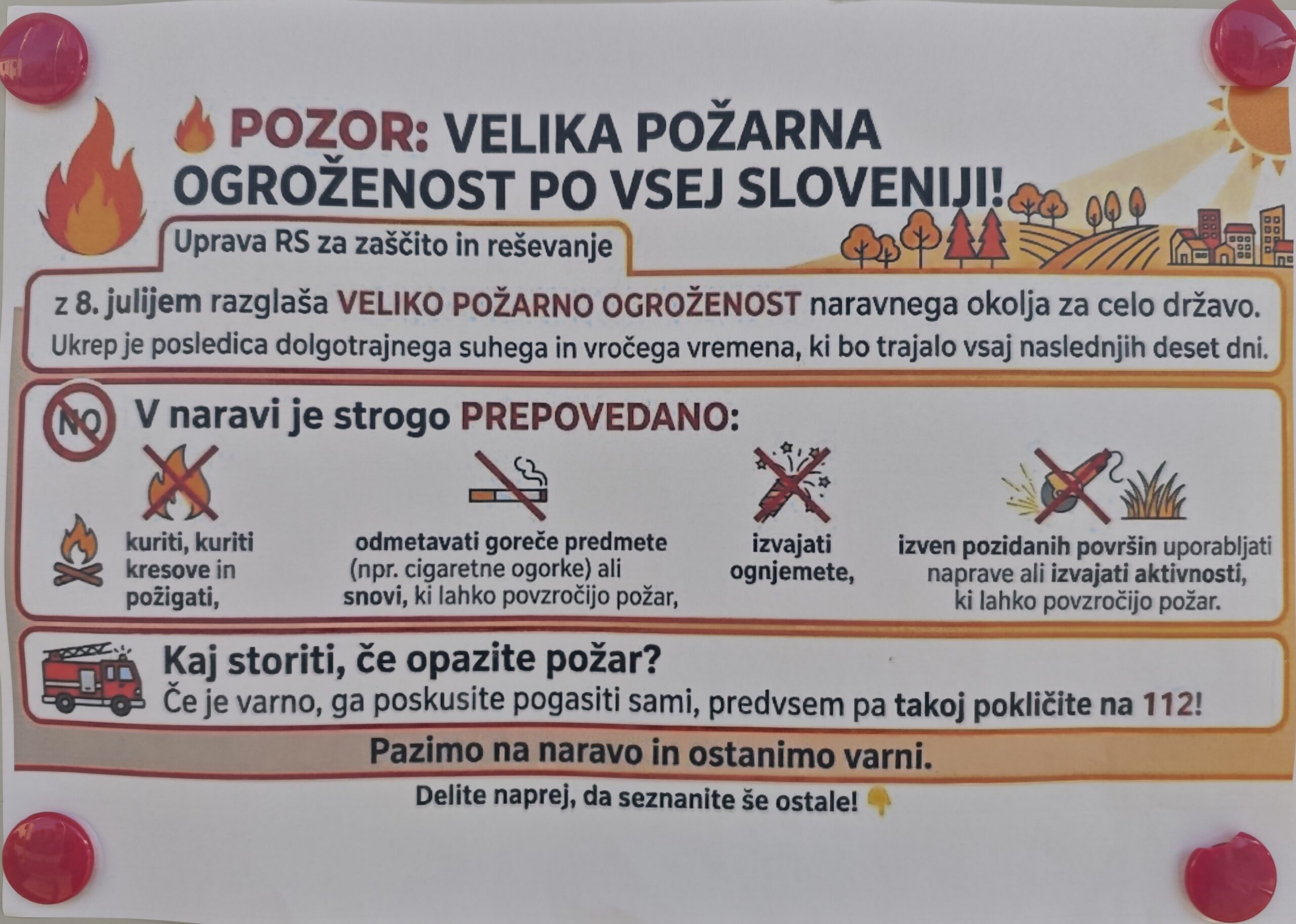 You are currently viewing VELIKA POŽARNA OGROŽENOST